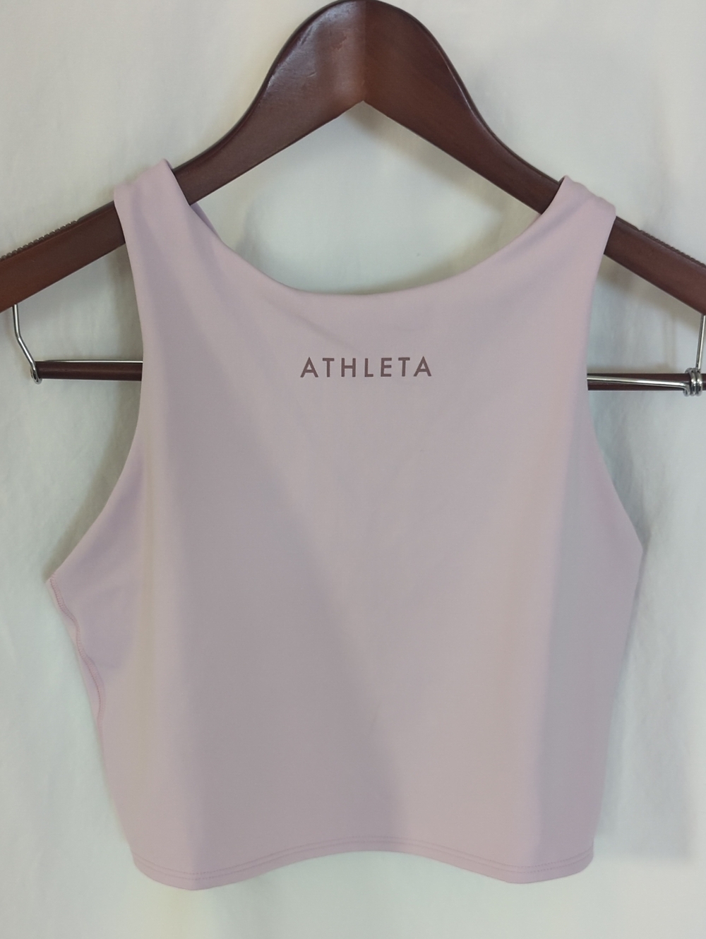 Athleta Conscious Crop Train Tank Lilac/Light Pink Size M